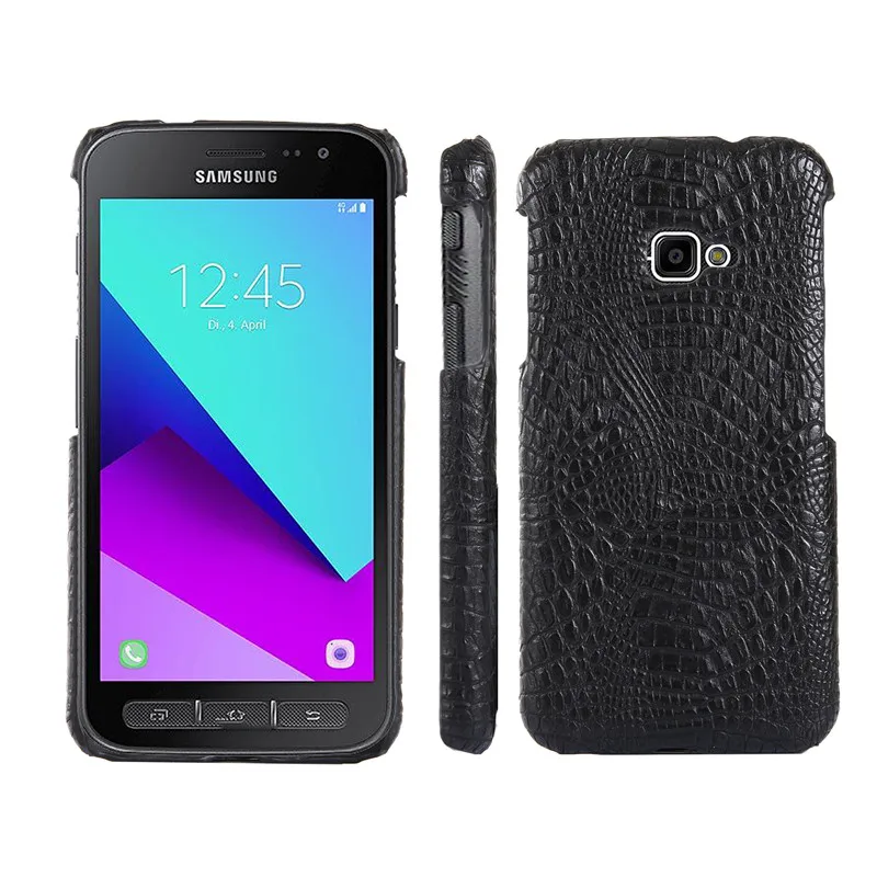 Чехол для samsung Xcover 4 Роскошный чехол из искусственной кожи жесткий пластиковый