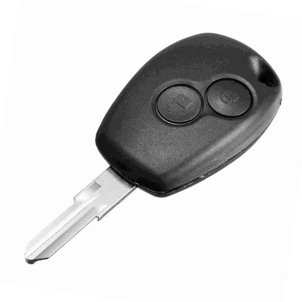 XNRKEY 2 кнопки дистанционного ключа с Pcf7946 VAC102 лезвие круглая кнопка для Renault Clio Kangoo