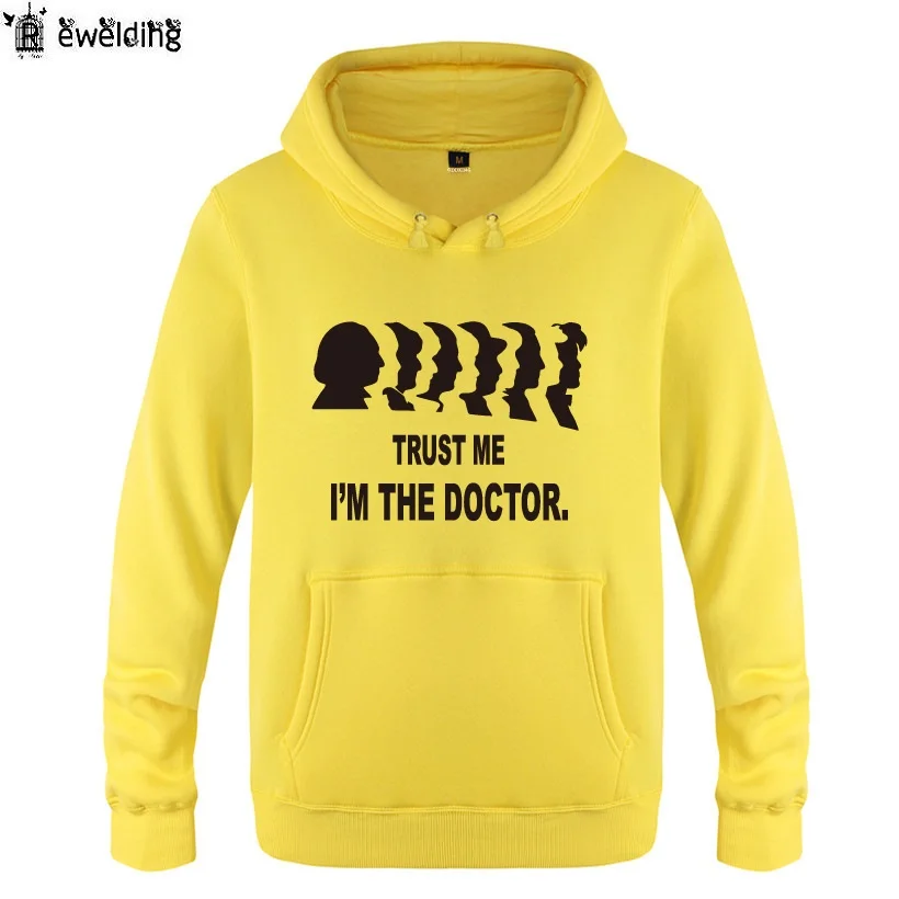 

Мужские толстовки с капюшоном TV Trust Me I'm The Doctor, Мужская Флисовая Толстовка с длинным рукавом, мужской пуловер в стиле Хо, мужские толстовки
