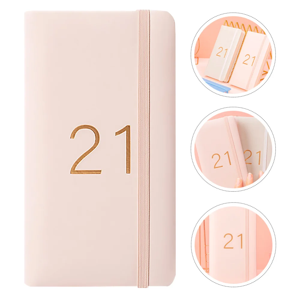 

1Pc Mini Calendar Notebook Planning Notebook Annual Planner Pocket Calendar