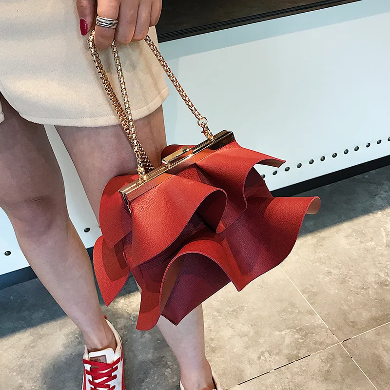 Брендовая дизайнерская женская сумка индивидуальная плиссированная юбка через