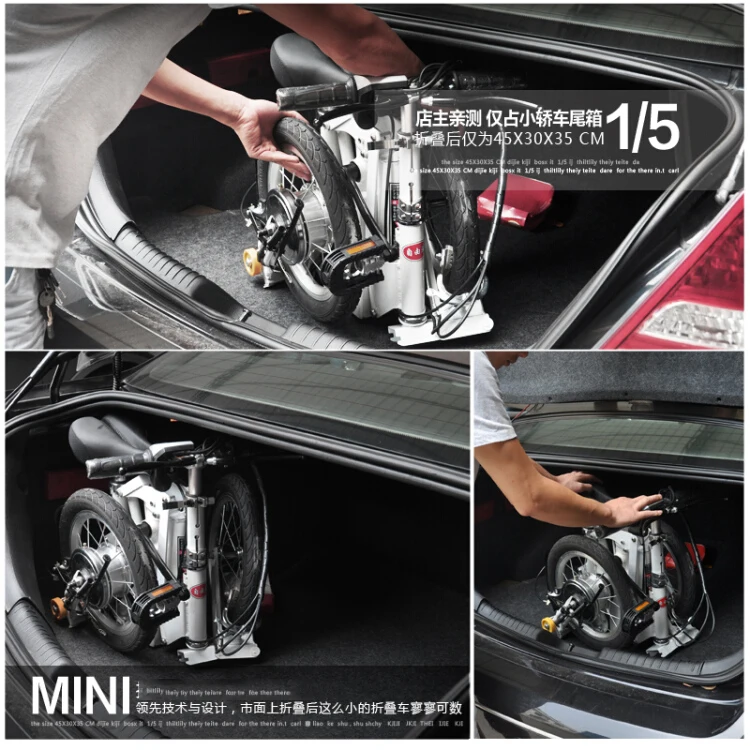 Прямая продажа с фабрики складной мини-велосипед 14 дюймов портативный велосипед