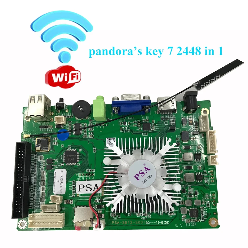 3D Pandora Key 2448 в 1 семейная версия материнская плата Аркада видео Jamma игровая консоль