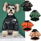 Зимнее пальто с французским бульдогом, дизайнерская одежда для домашних собак, одежда для маленьких собак, пуховик с лицом для собаки, аксессуары для собак PC2034