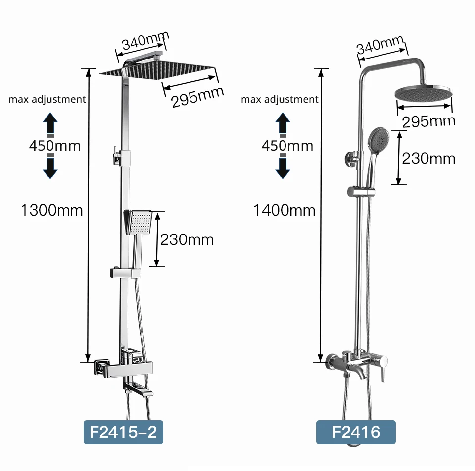 FRAP Shower Faucets Set white bathroom shower system bath shower mixer faucet rainfall shower head Taps Wall Mounted faucet