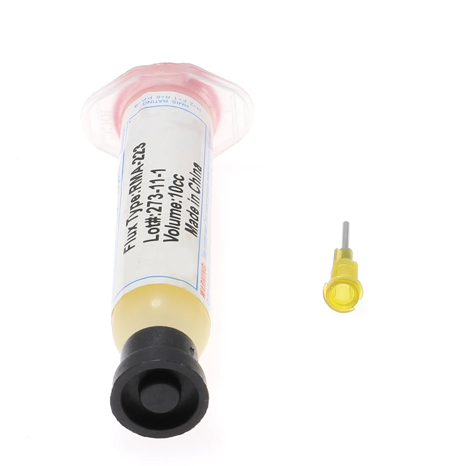 RMA-223 10cc Solde игла для ввода пасты в форме PCB PGA BGA SMD с гибким наконечником шприц флюс паяльной пасты Смазка ремонт