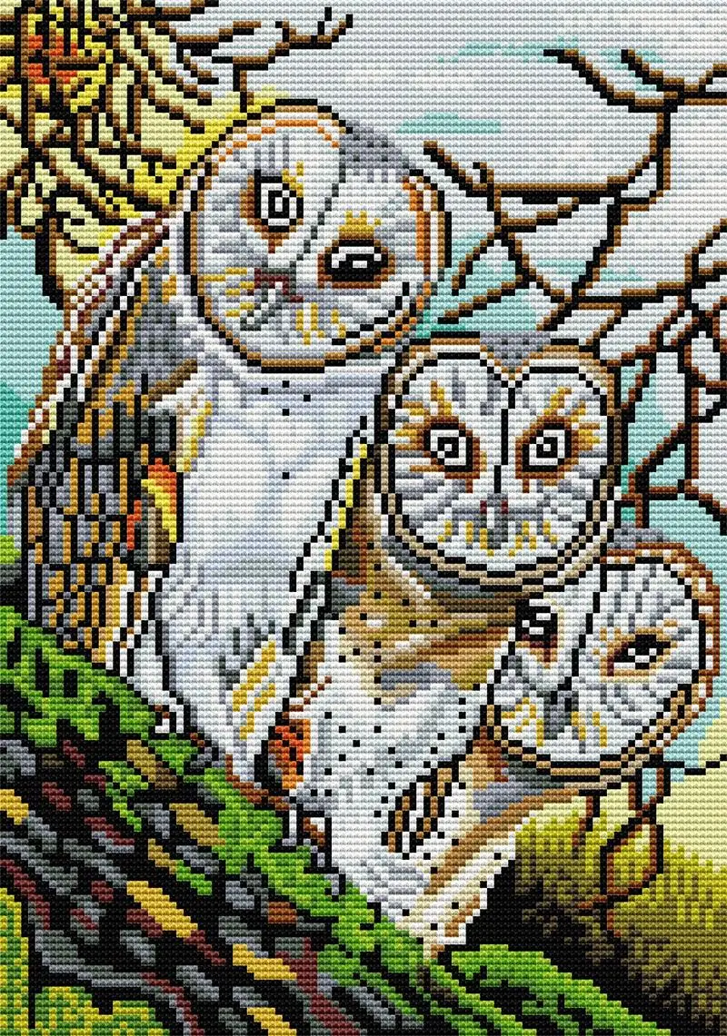 

DIY Cross Stitch Embroidery Animal Picture Painting Dogs Cats Home Decoration Wall Painting Handmade Gift