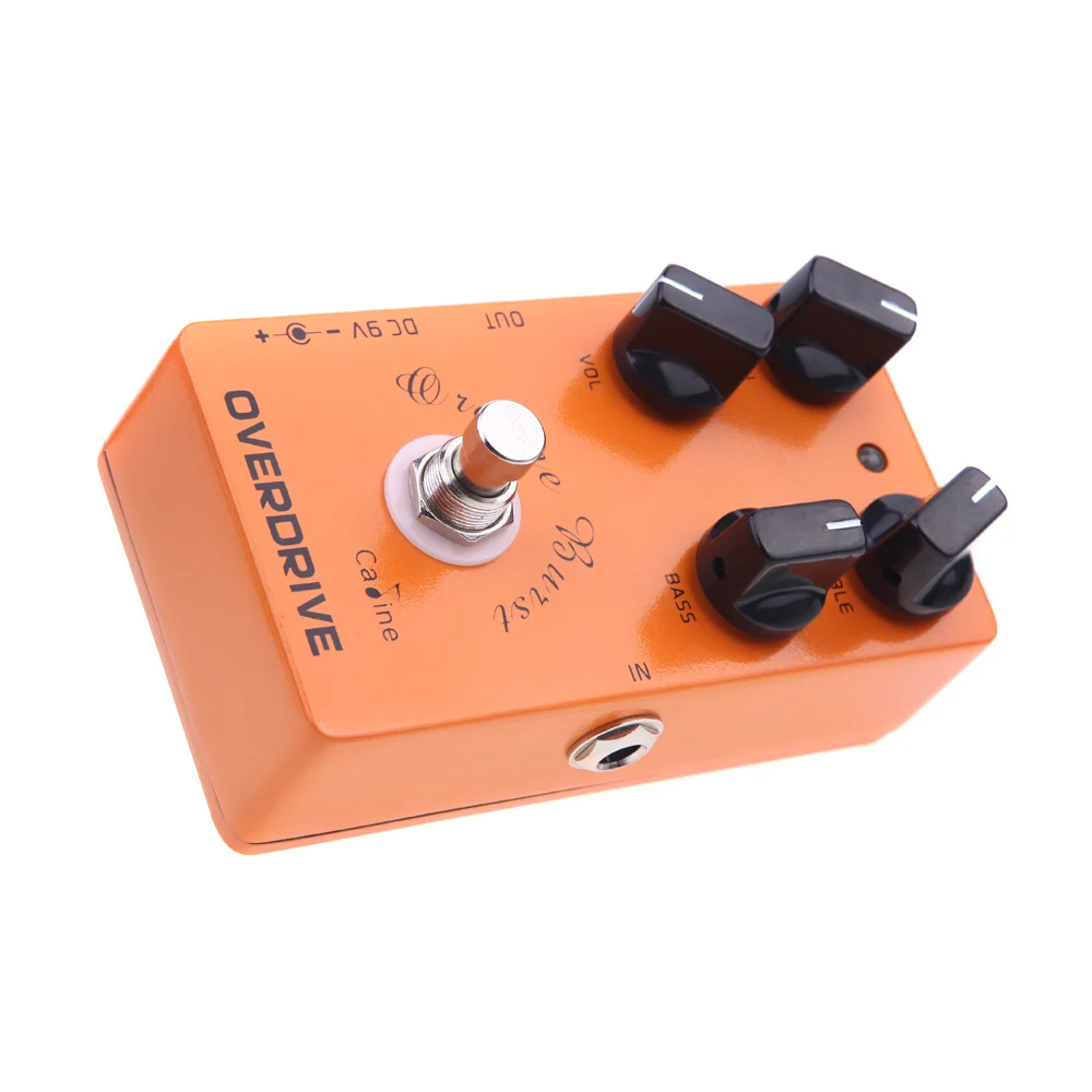 Caline CP-18 гитарная педаль для звукового эффекта овердрайв True Bypass дизайн Orange Burst CP18 Caline гитарная педаль аксессуары для гитары