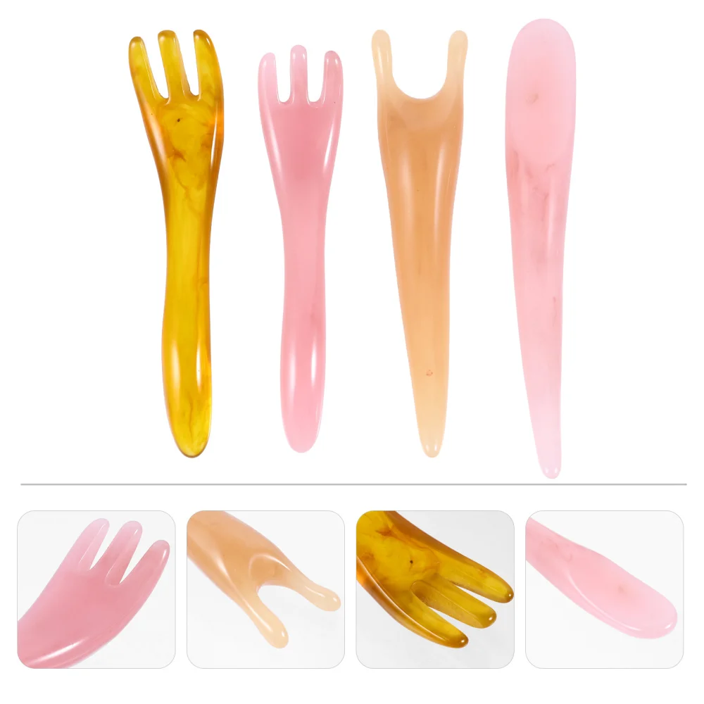

4pcs Various Scraping Kit Board Therapy Scrapers