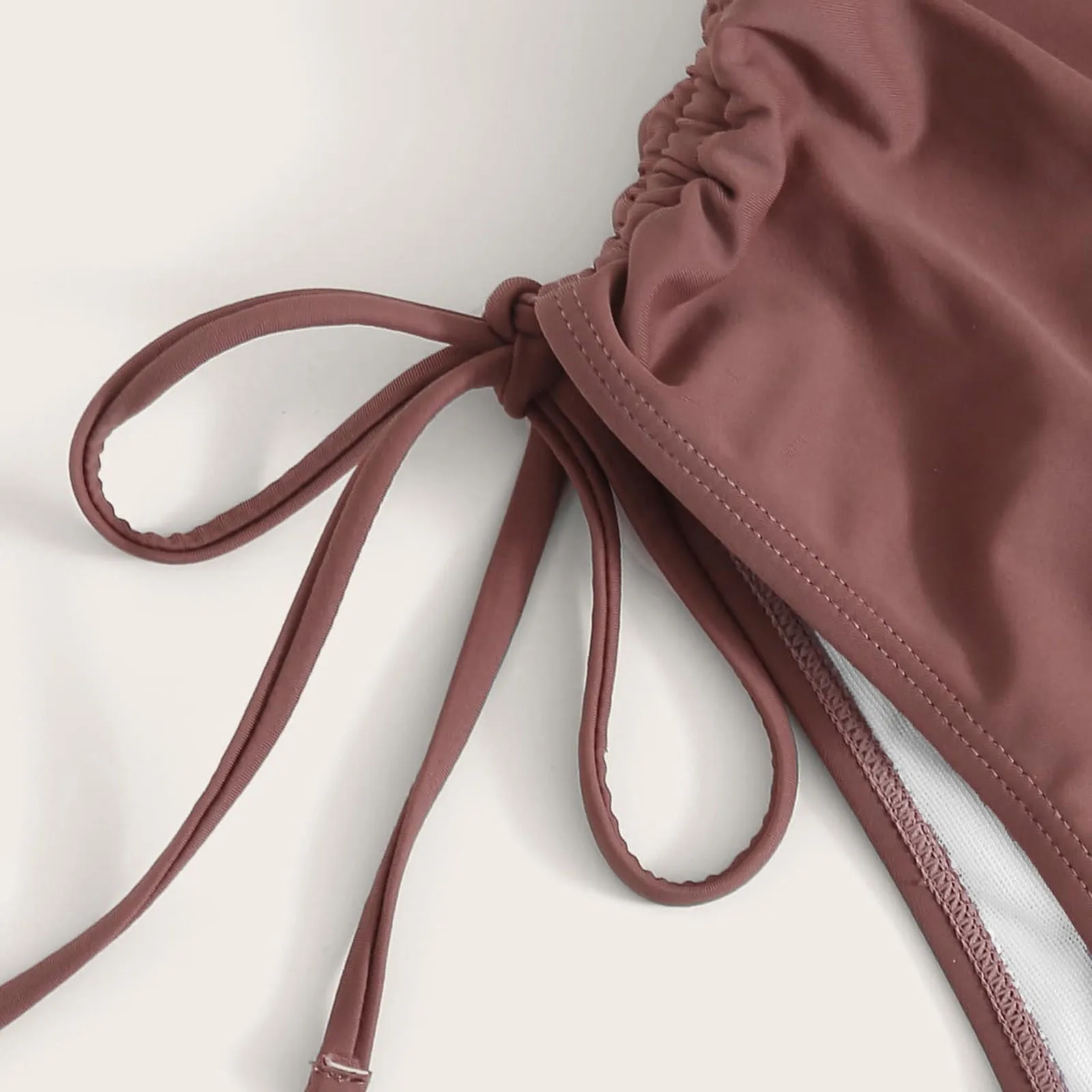 

2021 Summer New Swimwear Women Solid Lace Bikini Set Push Up Swimsuit Beach Bathing Suit Padded