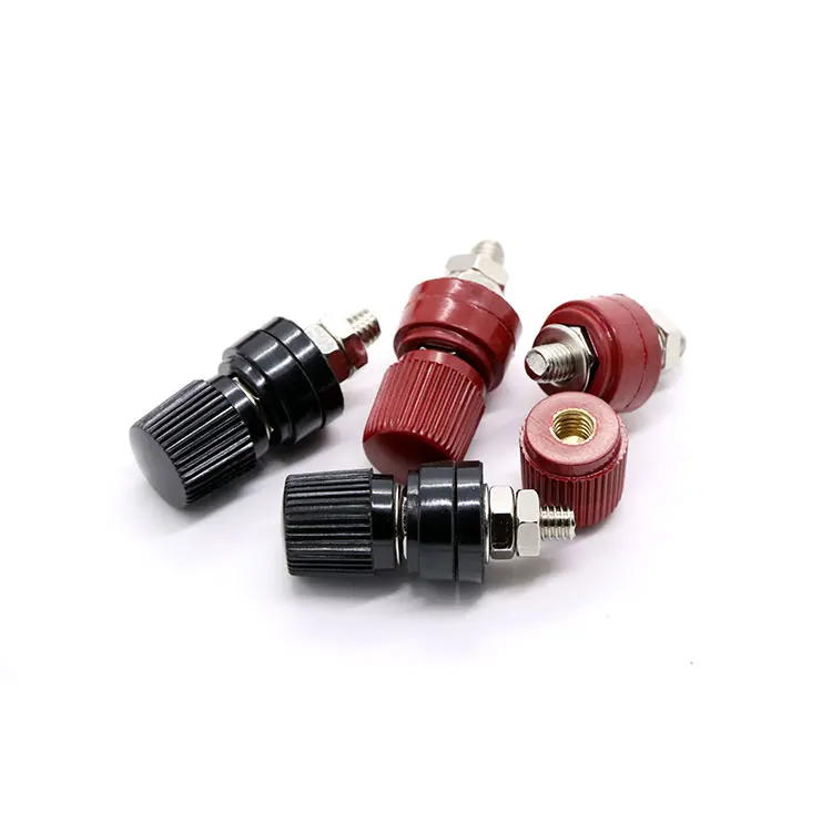 

Metal 333 M6*32 Wire Binding Post Thread Screw Dia 6mm Lithium Battery Weld Inverter Clamp Power Supply Connect Terminal Splice