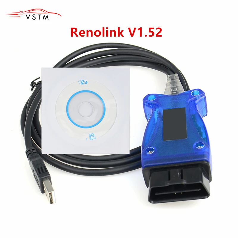 ECU программатор Renolink V1.52 для Renault OBD2|Кабели и коннекторы диагностики авто| |