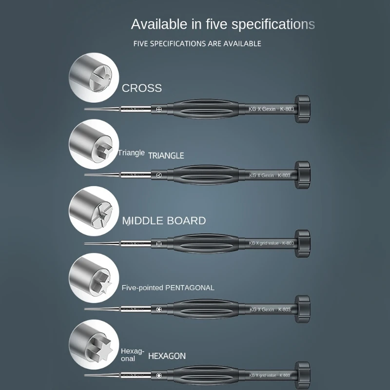 

Modern Design Precision Screwdriver with 3D Holding Feeling Driver Tool Kits Mobile Phone Repair & Disassembly Bolt