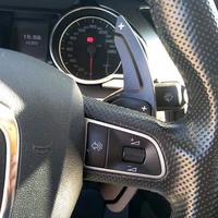 2pcs car steering wheel shift paddle blade shifter for audi a3 a4l a5 a6 a7 a8 convenient aluminum alloy automobiles