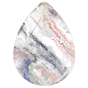 TAFREE Textured Art Painting Tear Drop Cabochon Round Marble Stone Photo Glass Dome Cabochons Making Findings 5pcs/lot | Украшения и