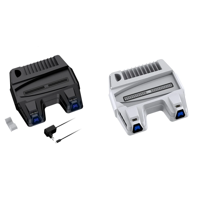 

Вертикальная охлаждающая подставка для контроллера PS5, станция для быстрой зарядки с CD-стойкой для Playstation 5