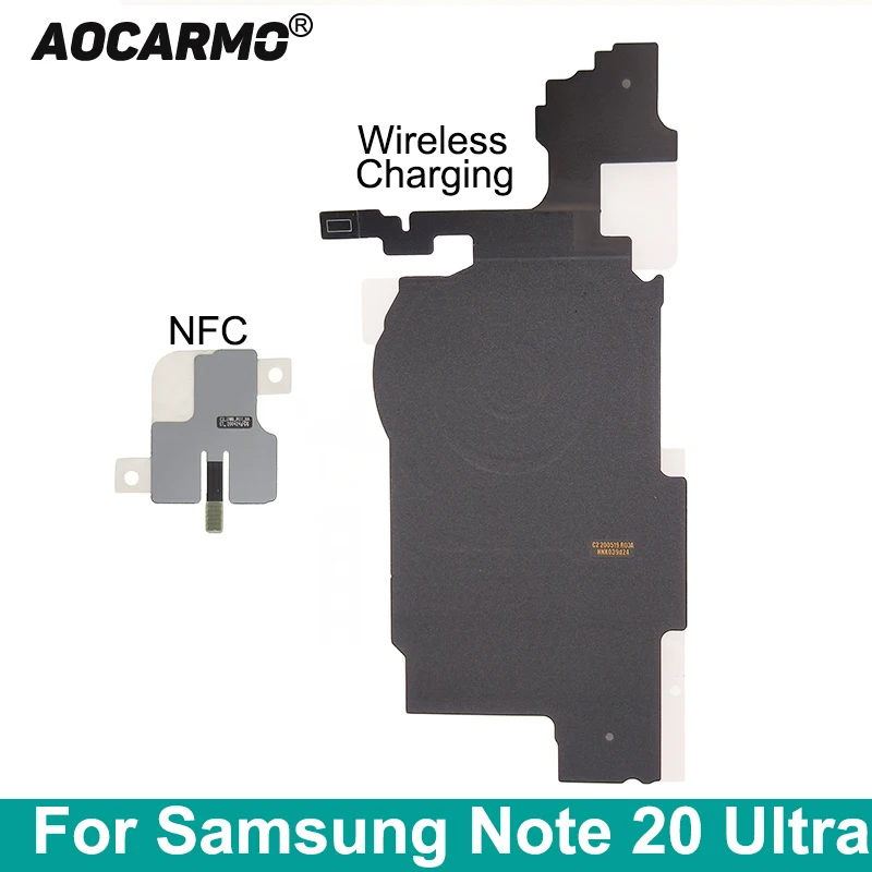 Модуль беспроводной зарядки Aocarmo для Samsung Galaxy Note 20 Ultra лента Note20U N9860/U/B NFC гибкий кабель запасная часть