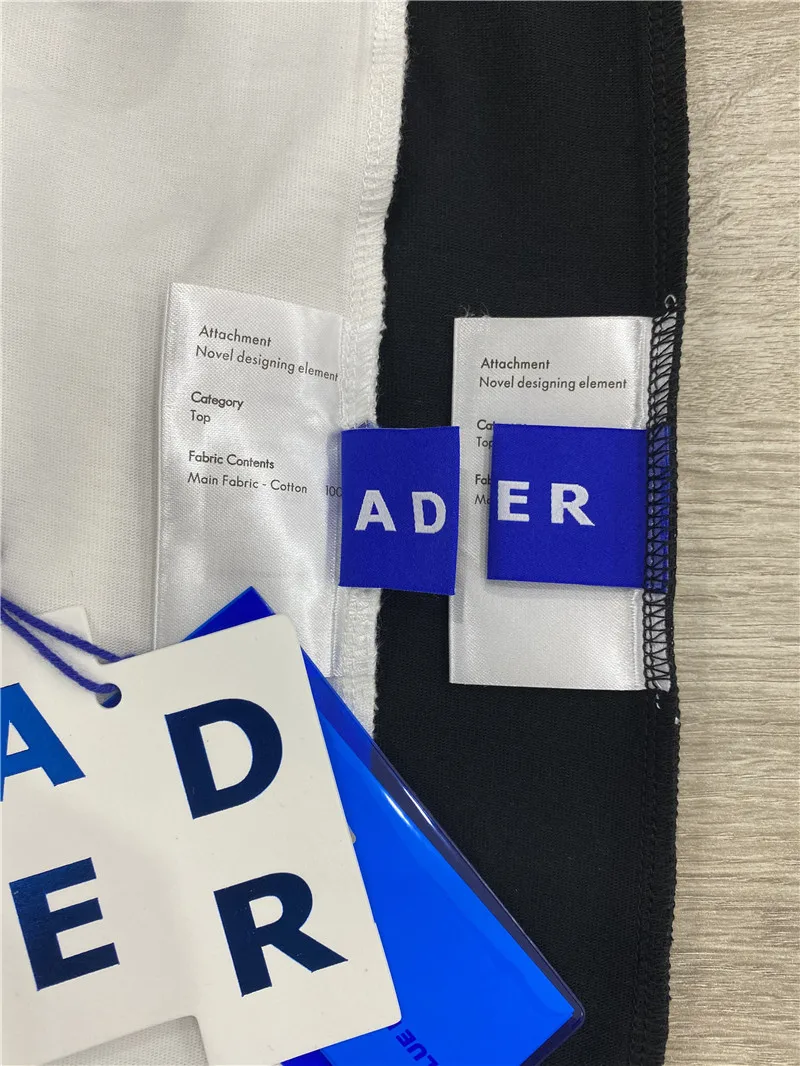 

2021SS ADER ERROR T-shirt Men Women High Quality Creative Double Image Embroidery Logo Adererror Tee 1:1 Tops Ader Short Sleeve