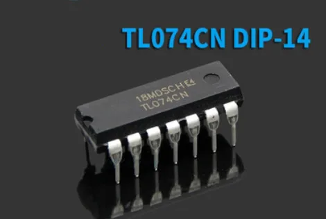 

TL074CN Operational Amplifier, 4 Amplifier