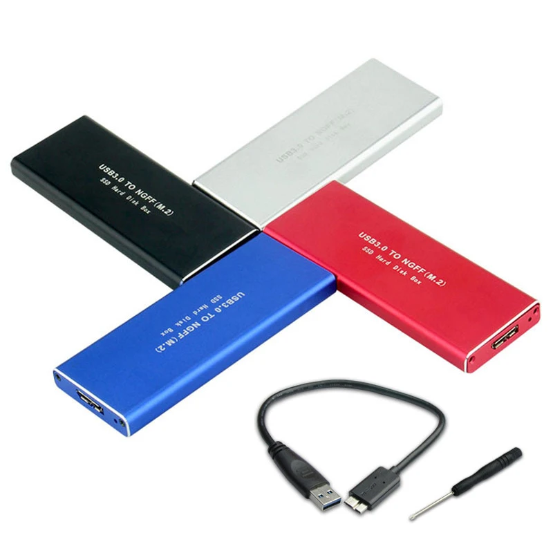 

Чехол-переходник M.2 SSD с USB 3,0 на NGFF M2 SSD, внешний SSD-переходник SATA 6 Гбит/с для SSD 2230/2242/2260/2280