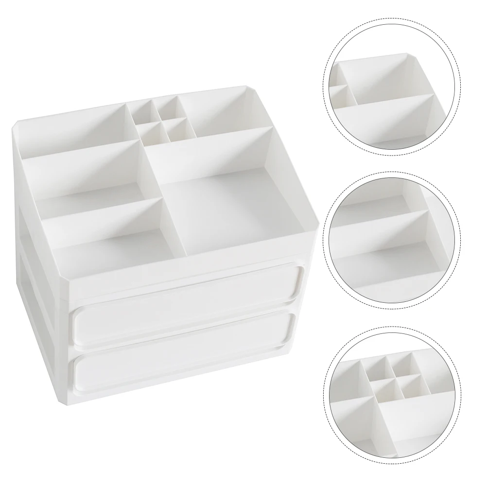 

1Pc Unique Creative Practical Durable Cosmetic Box Storage Case Makeup Case Cosmetic Container for Home Room Desk