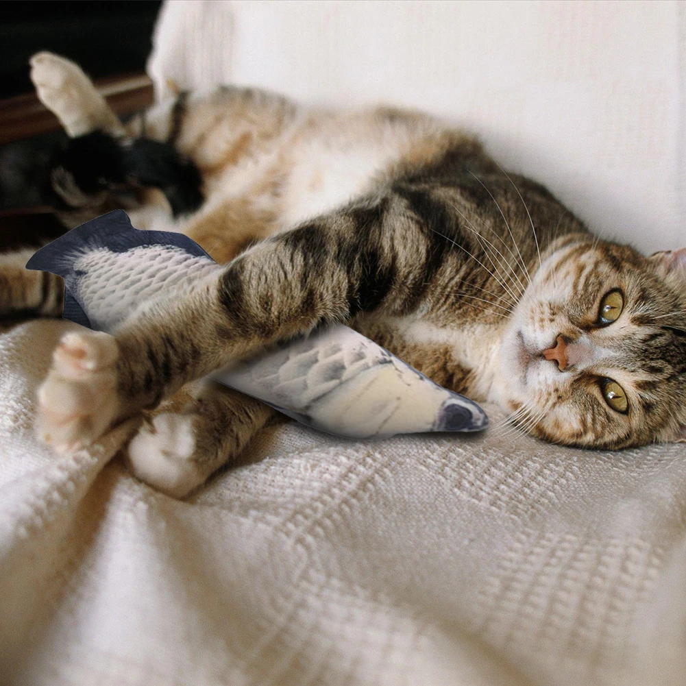 

Touch-induced Vibration Charging Simulation Electric Fish Toy Pet Cat Toy Touch-induced Vibration Charging Simulation Fish Toy