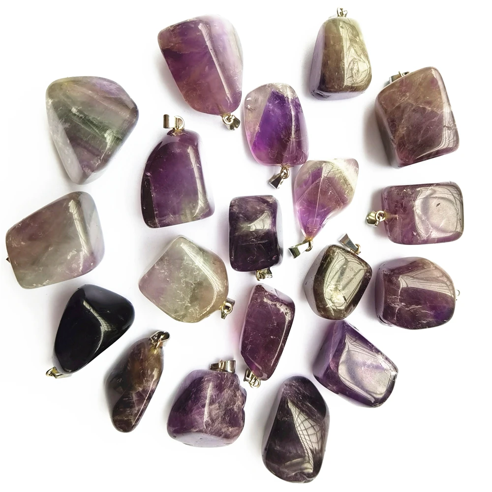 2020 модные новые ювелирные изделия топ продаж натуральный камень аметисты