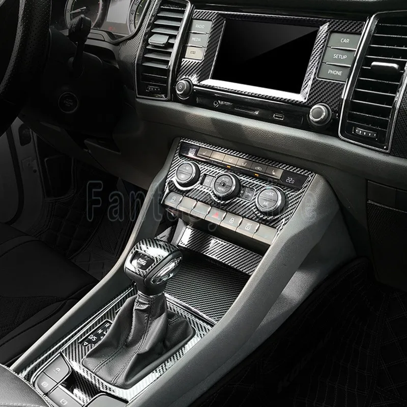 Панель управления переключением передач с принтом из углеродного волокна 6 5