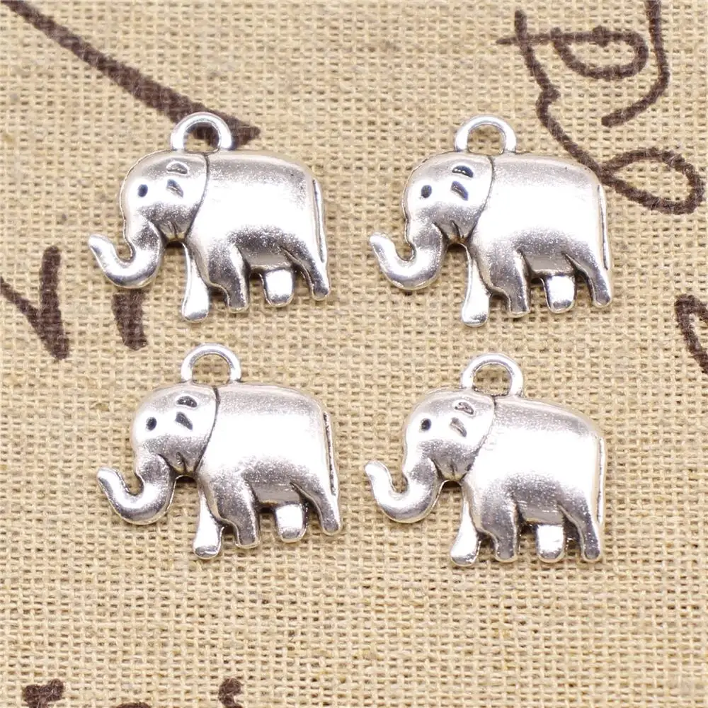 

10 шт., антикварные подвески для бижутерии, 20 х18 мм