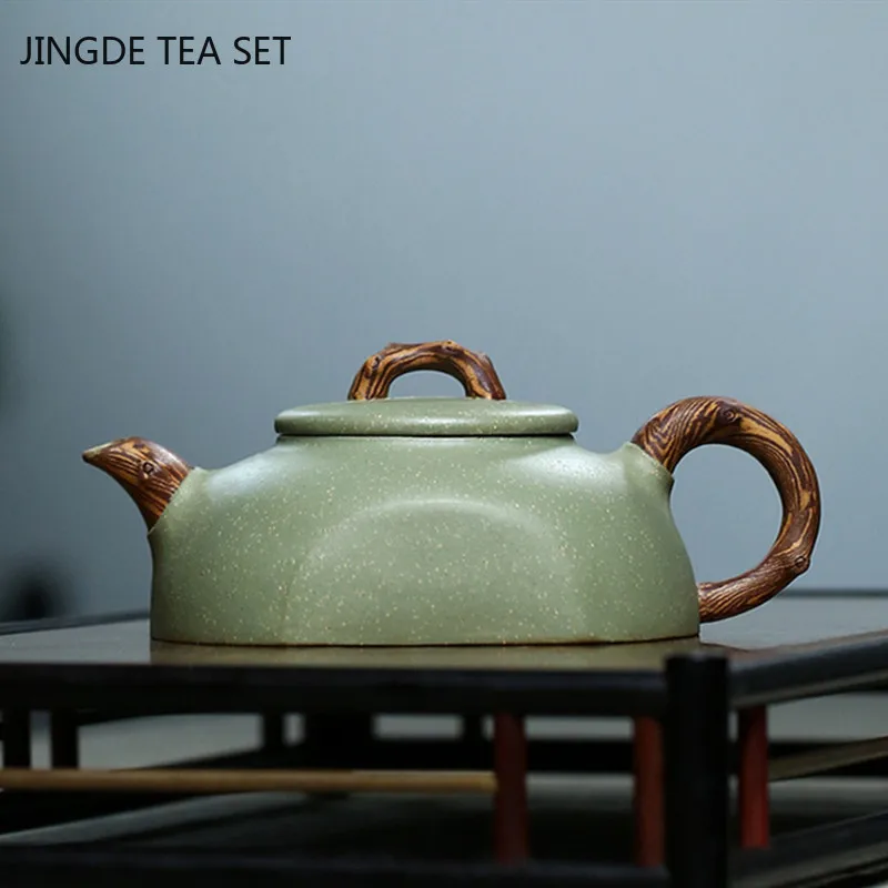 

Фиолетовый Глиняный Чайник Boutique Yixing, сырая руда, зеленая грязь, красивый чайник, бытовой чайник с фильтром Zisha, чайные наборы, поставки 190 мл