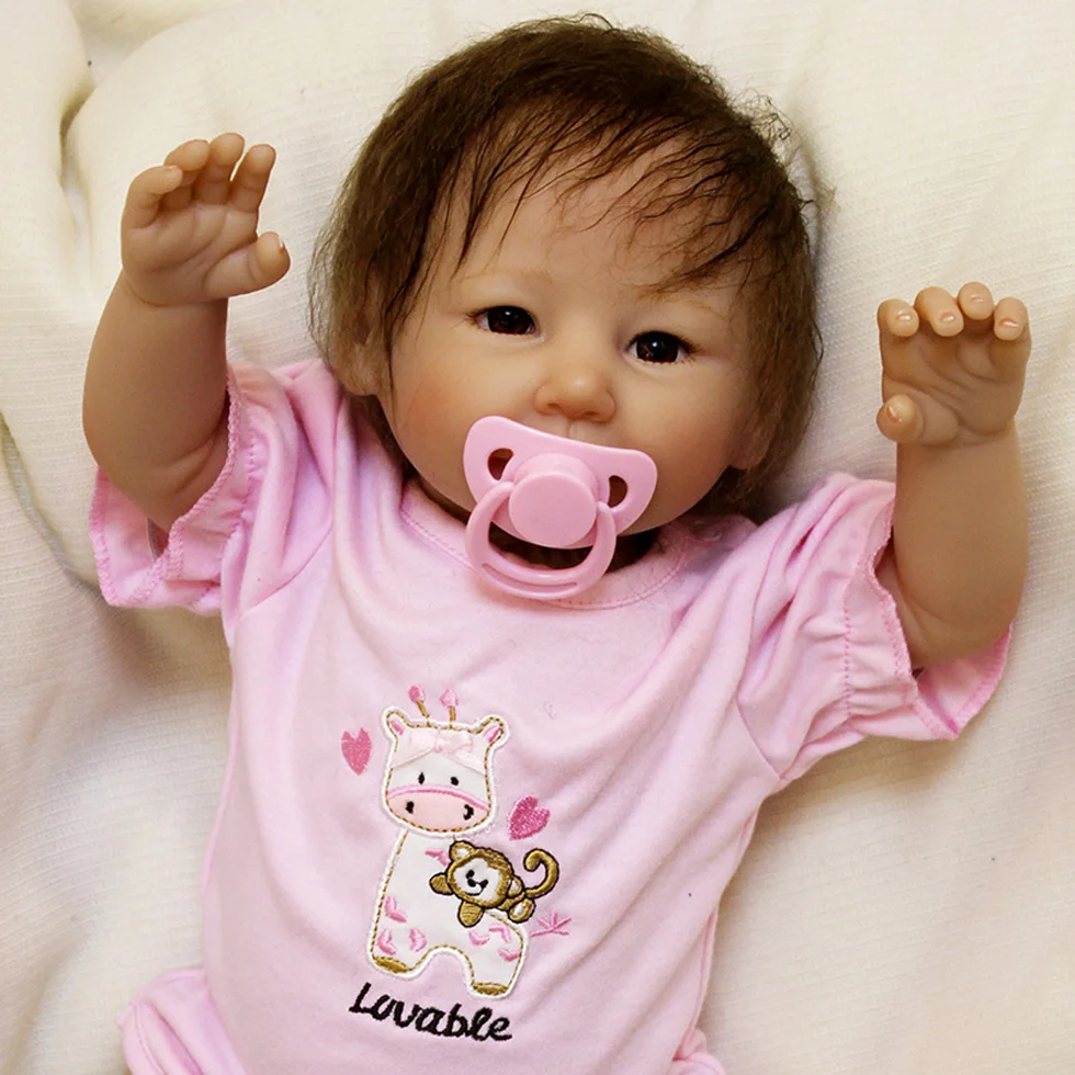 

OtardDolls Cute BeBe Reborn Doll PP Cotton Body 50cm Silicone Reborn Baby Dolls Lifelike Newborn Baby Gift Juguetes Babies Toys