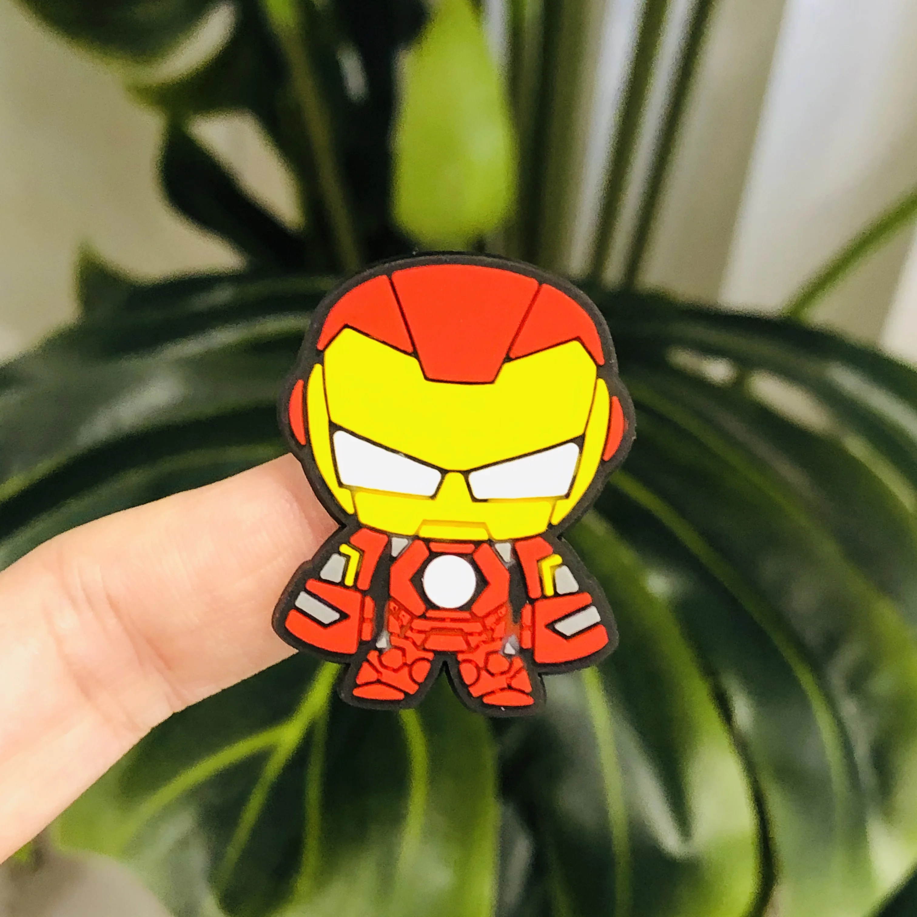 1 шт. хит продаж мультфильм Мститель герой значок ПВХ плоская задняя сторона