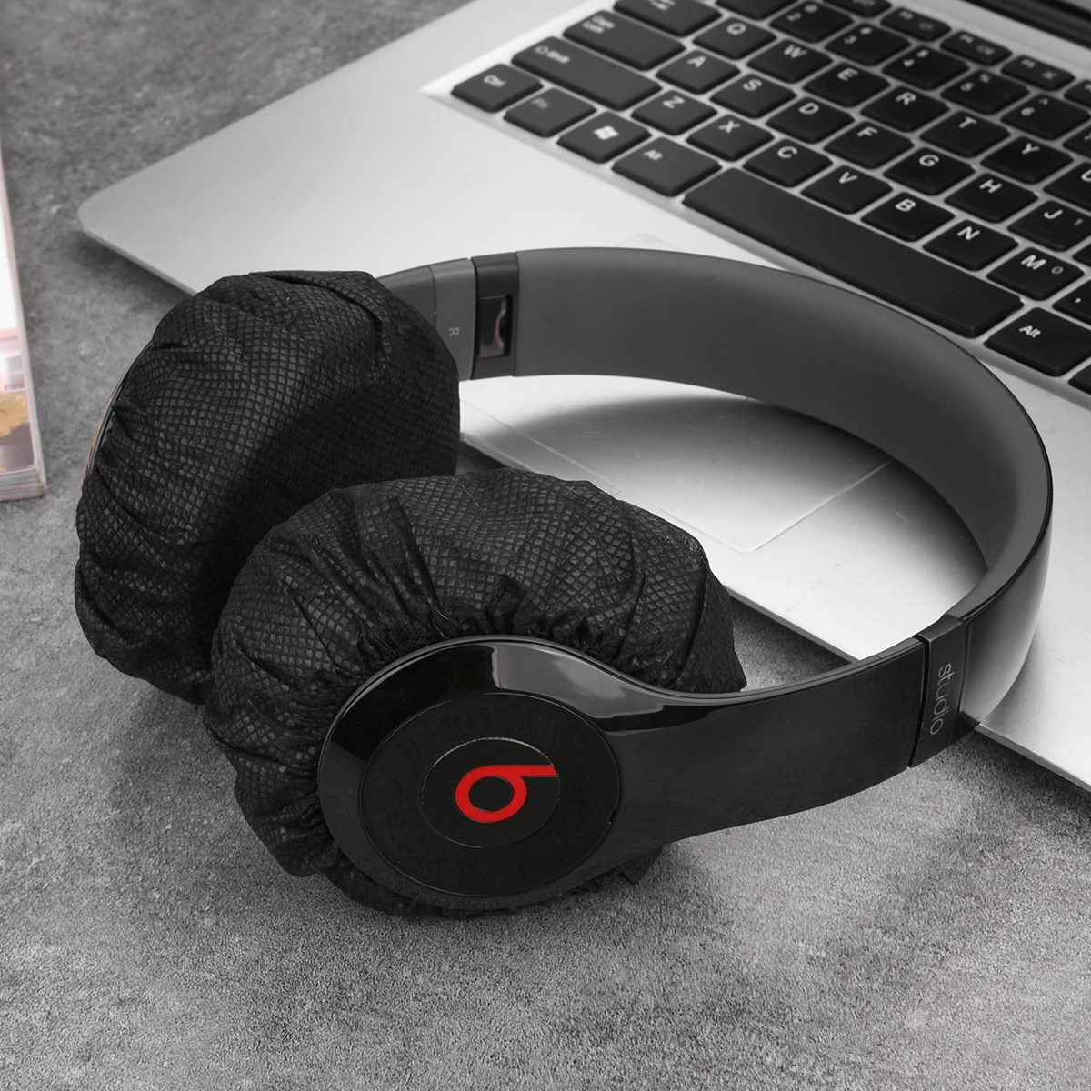 100Pcs Internet Cafes Non-Woven Disposable Headphone Cushion Cover Dust-Proof Sweat-Proof hygiene Earmuffs Protection Ear | Электроника