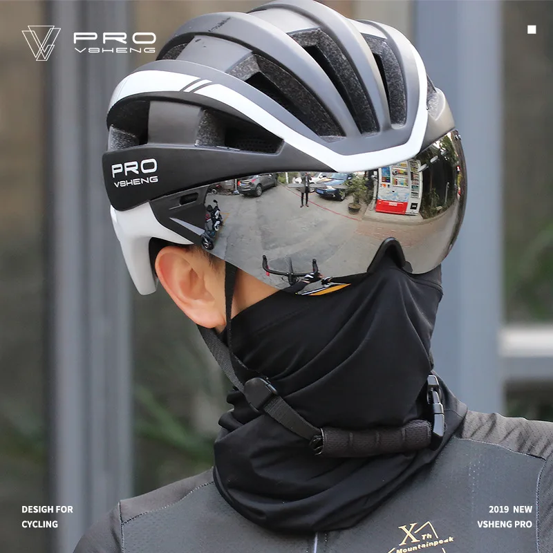 

MTP Integrated Lens Cycling Helmet Men Women Safe Cap With Goggles Mountain Bike Helmet MTB Hat Breathable Road Bicycle Helmet