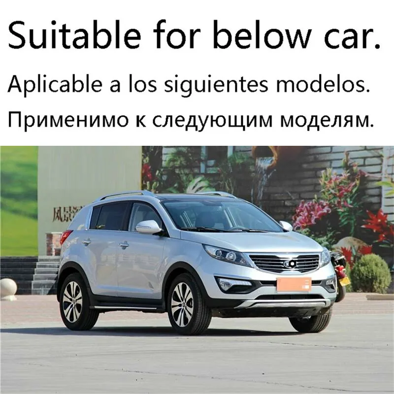 Auto Window Body Foot Pedal Door Automobile Decorative Chromium Car Styling Protecter 11 12 13 14 15 16 17 FOR Kia Sportage | Автомобили и
