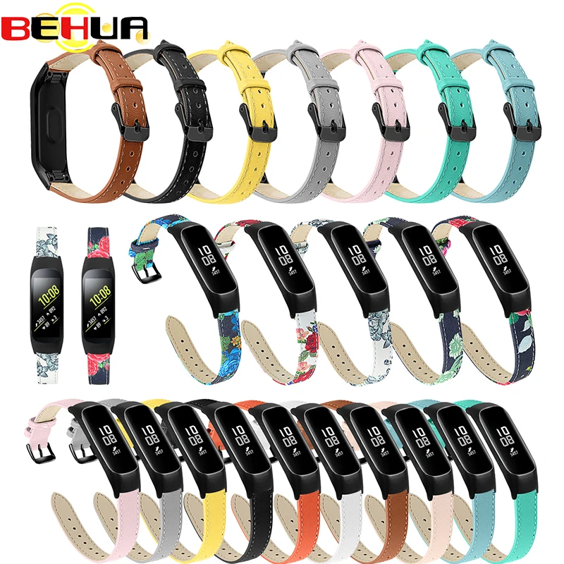 Подлинный классический кожаный ремешок для samsung galaxy fit-e SM-R375 ремешок с чехлом с пряжкой Шестерня классические ремешки бизнес-часы