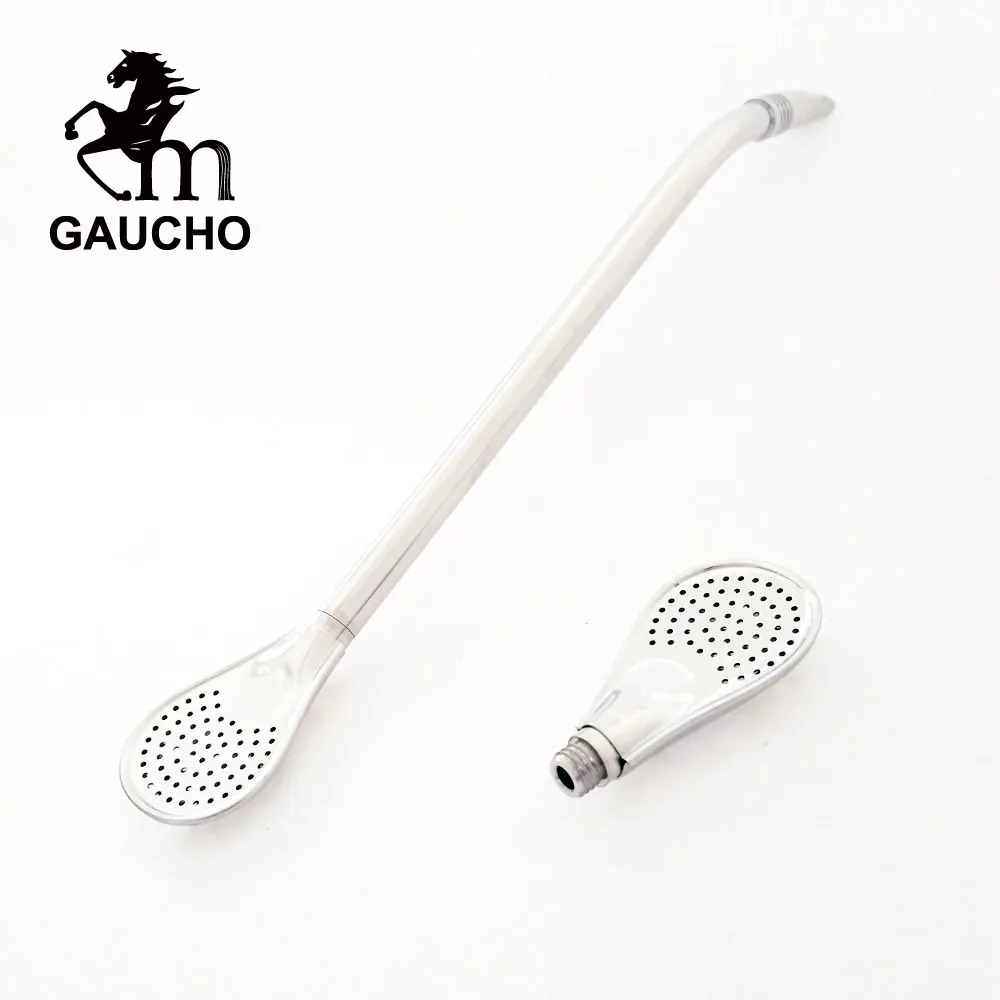 200 шт./лот Gaucho Yerba Mate Straw 22 см Съемный нержавеющий фильтр Bombilla Drink Smooth Easy Cleaning
