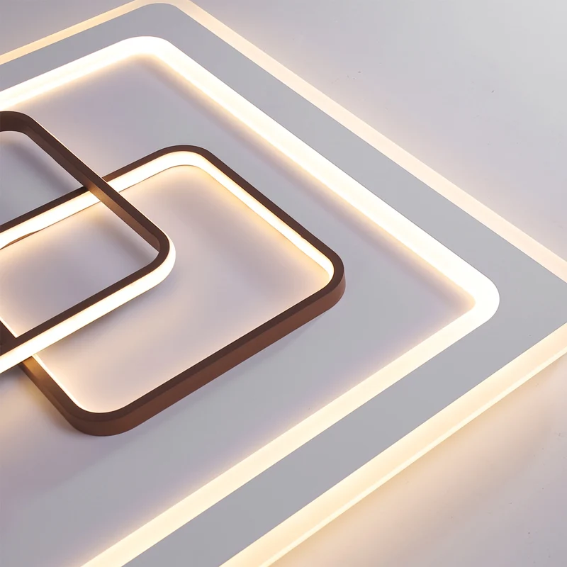 

Square/Round Modern LED Ceiling Lights For Living Room Bedroom Surface Mounted Acrylic Celing Lamp Lustres Lighting Fixtures