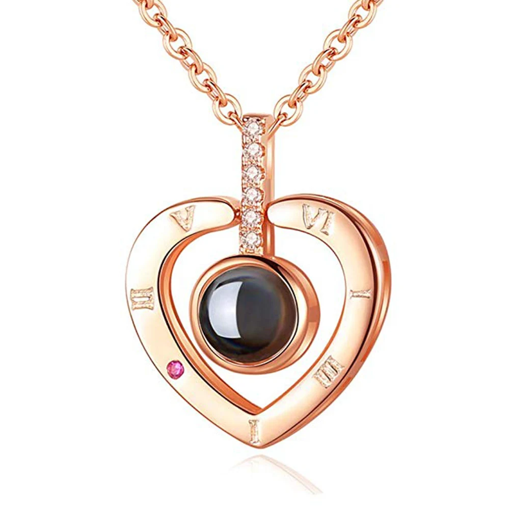 Женское Ожерелье Цепочка до ключицы подарки Выгравированные буквы проективный