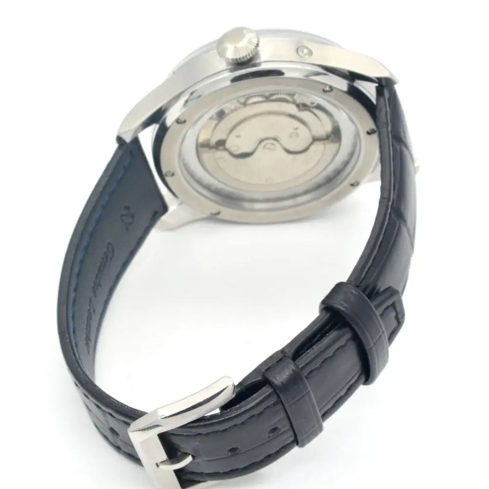 Corgeut новые часы 42 мм синий циферблат Мужские Чайка автоматические механические