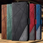 Кожаный флип-чехол для Huawei P Smart 2021, роскошные чехлы, кошелек, держатель для карт, подставка, чехол-книжка, чехол для телефона PSmart2021, чехол