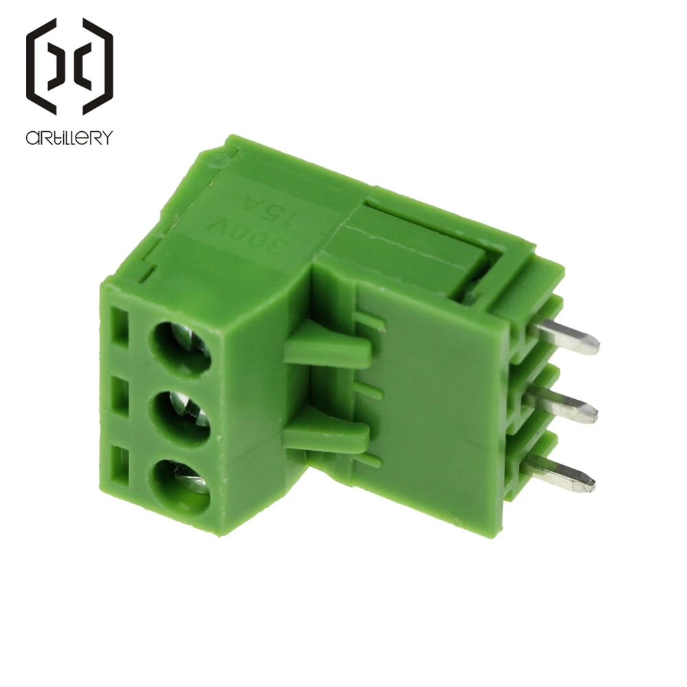 10 компл. 3Pin PCB Электрическая универсальная вилка под прямым углом 300 В 10A 5,08 мм шаг разъем винтовой Терминал контактный блок и разъем