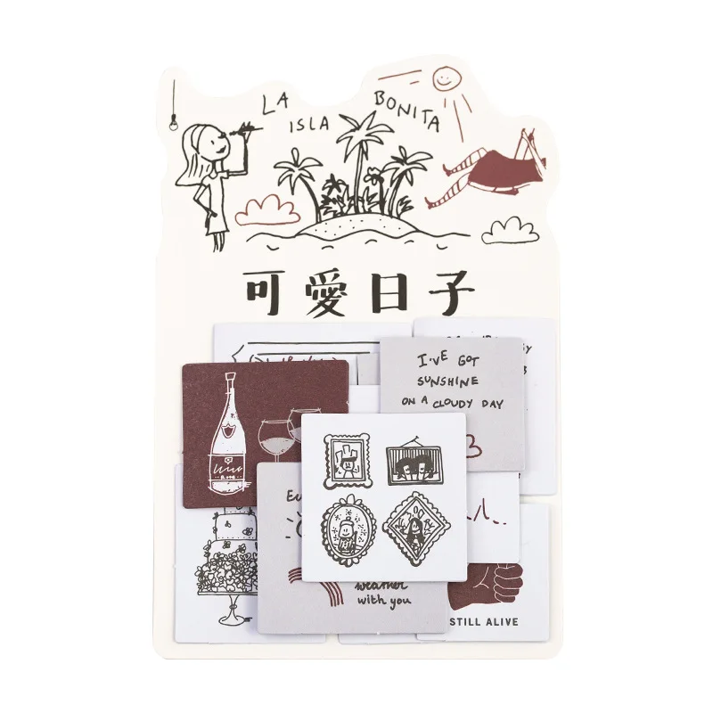 

20set/lot Kawaii Stationery Stickers Trolltech World Diary Planner Decorative Mobile Stickers Scrapbooking DIY Craft Stickers