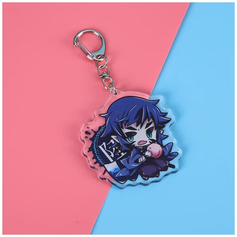 

Anime Keychains Demon Slayer Unlimited Train Kimetsu No Yaiba Key Chain Bag Accessories Cute Cartoon KeyChain for Friends Gifts