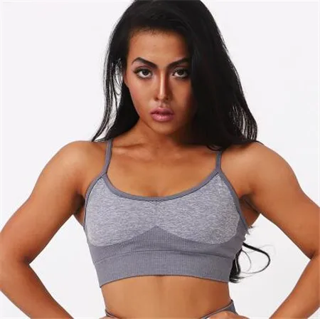 CB1200 grey bra 2 шт./компл. Engery Йога Комплект Для женщин бесшовные Фитнес Йога бюстгальтер спортивный бюстгальтер Высокая Талия тренажерный зал камуфляжной расцветки, легинсы, штаны для фитнеса костюмы тренировки - Цвет: CB1200 grey bra