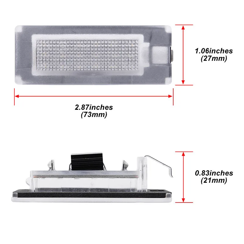 Для 2006-2021 Fiat Ducato Van Bus Box 250 для Peugeot Boxer Citroen Jumper Relay Canbus Led номерной знак фонарь