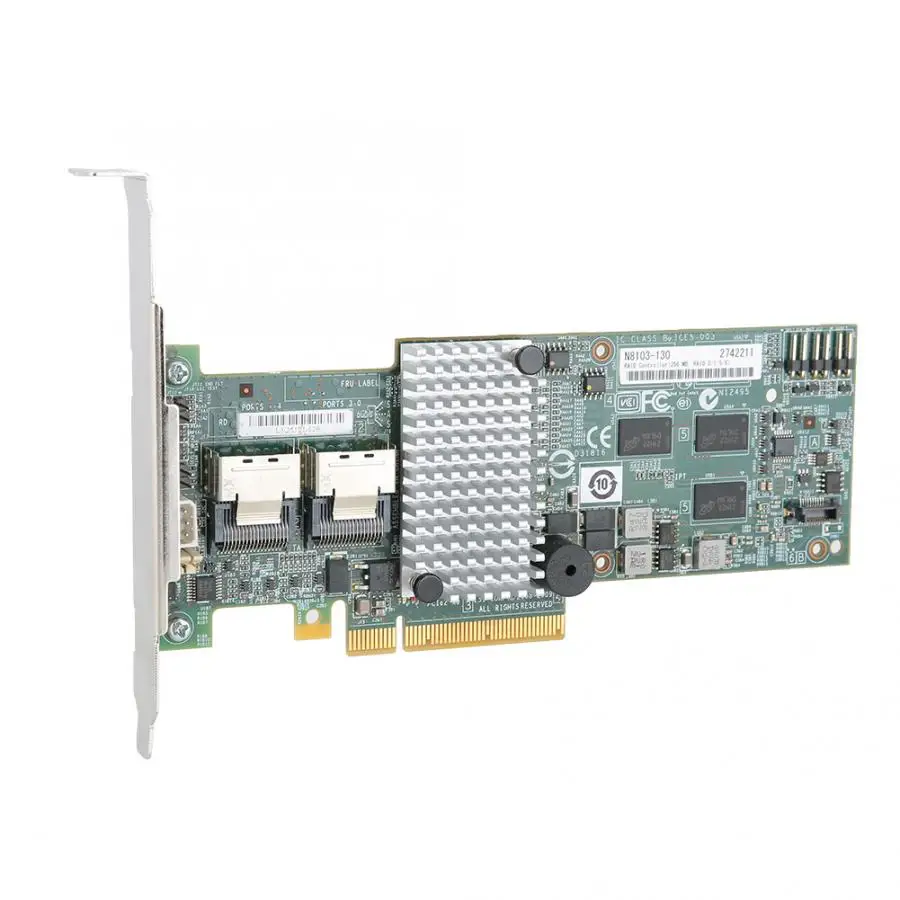 LSI 9264 8i RC контроллер RAID карты PCIE 6 Гбит/с 256M SATA SAS поддержка 0 1 5 карта контроллера| |
