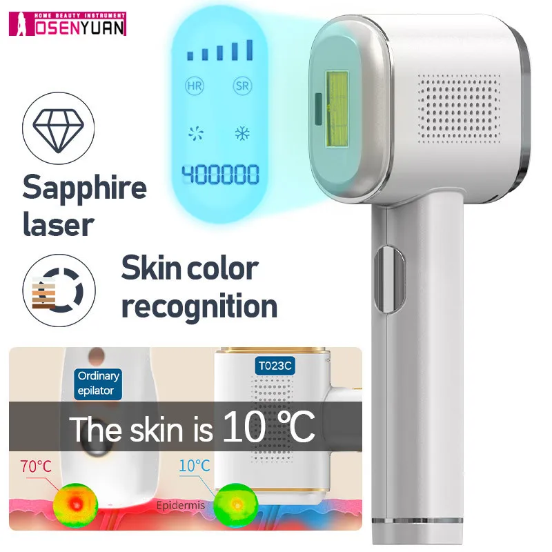 

Hair Removal Machine The First Fully Intelligent Skin Detection Ice Cool Photoepilator Electric IPL Laser Epilator For Women