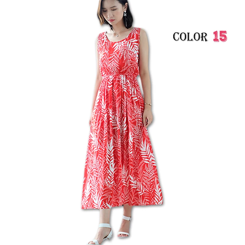 Женское богемное платье макси повседневное пляжное с цветочным принтом в стиле