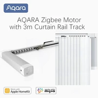 Aqara Smart Curtain Motor Intelligent Zigbee Wifi Controller with 3m Curtain Rail Rod Track Set For Smart Home Automation